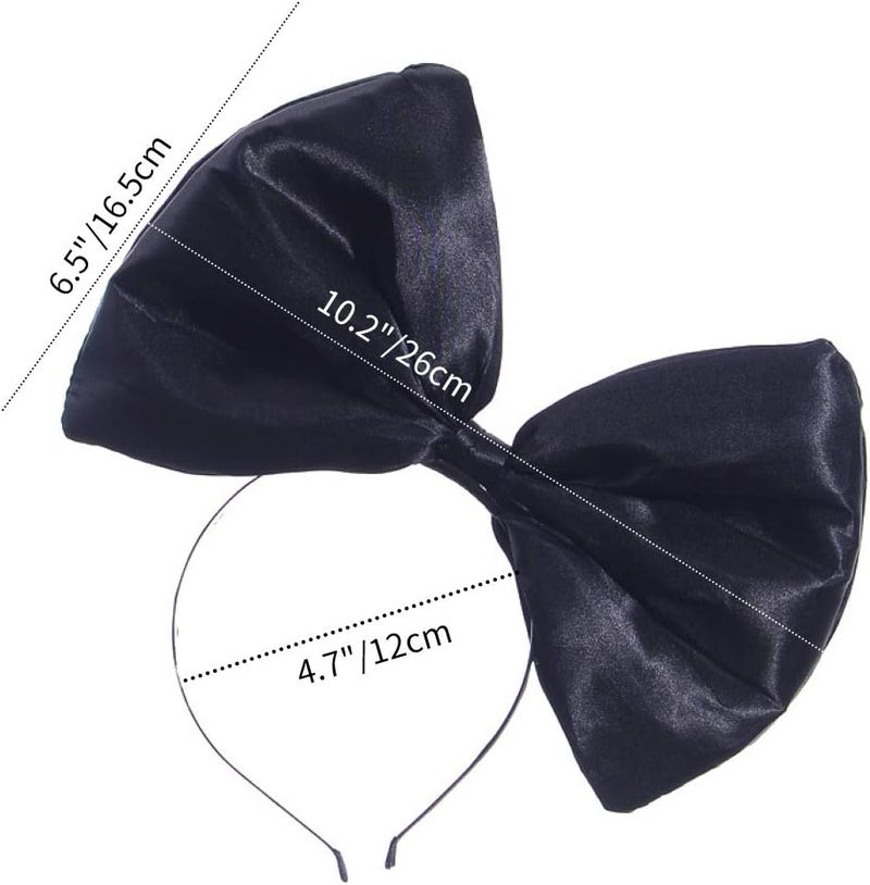 BUTITNOW BUYITNOW Women Huge Bow Headband Cute Bowknot Hair Hoop for Halloween Cosplay - Image 3